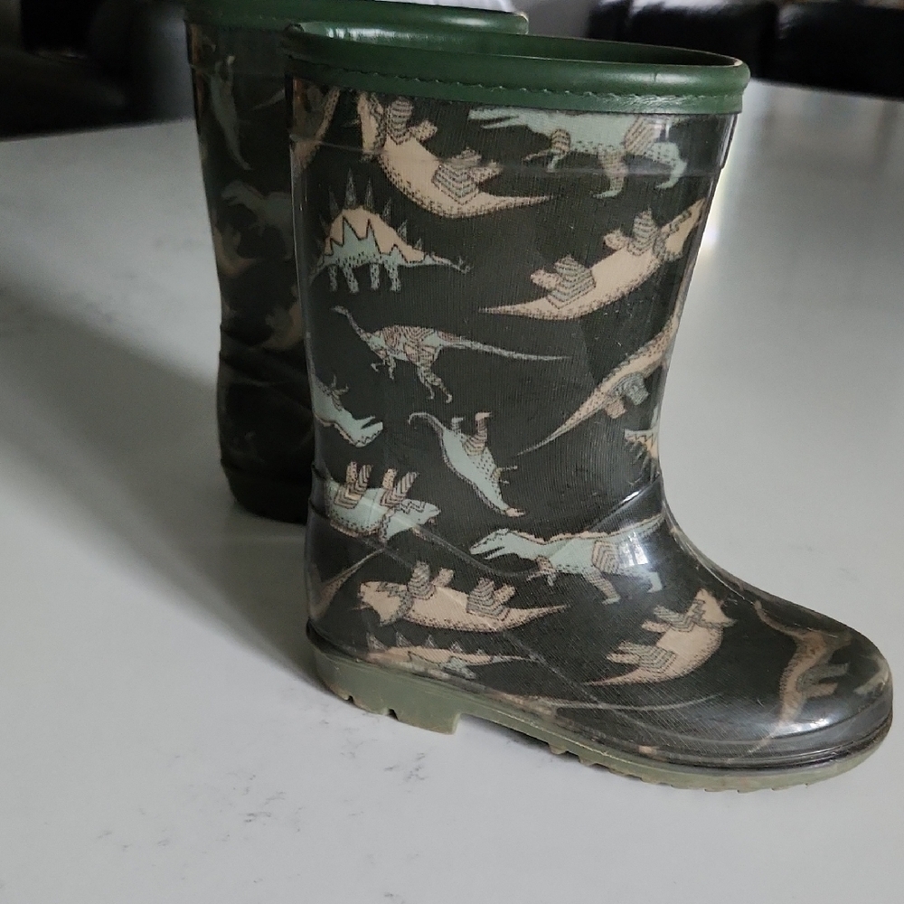 Carter's Green Dinosaur Rain Boots